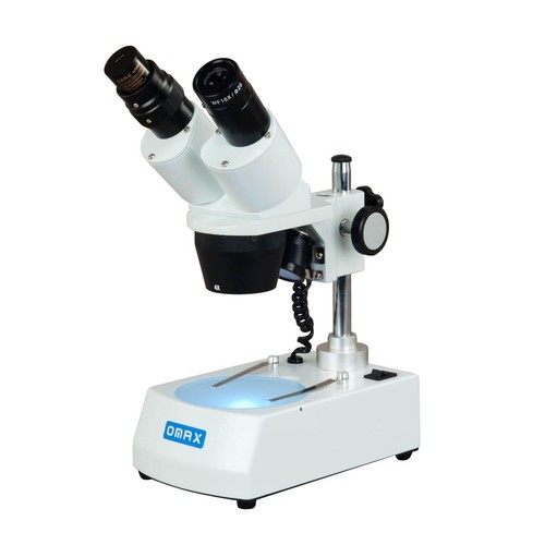 OMAX 20X-40X Student Cordless Dual LED Binocular Stereo Microscope+5MP Camera - Picture 2 of 9