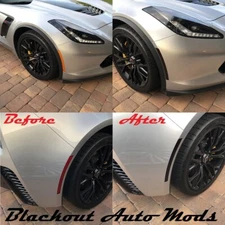 2014-2019 Chevrolet C7 Corvette Complete Reflector Blackout Kit Vinyl Overlay