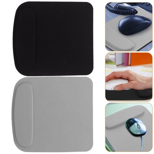 2 Pcs Mouse Pad Wrist Support Office Work Gaming Ergonomic Mousepad with Rest - Afbeelding 9 van 12