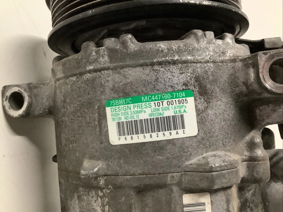 2015-2017 道奇挑战者/充电器空调压缩机原始设备制造商 MC4471607104! — 第 2/4 张图片