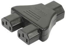 Image of 1 x IEC Connectors Select Type From Menu IEC Plugs Sockets Splitters IEC Mains