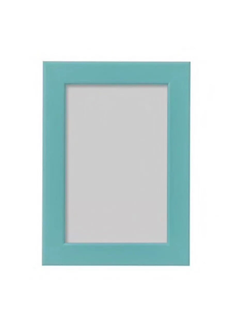 New IKEA FISKBO Frame Blue 4x6 Picture Frame eBay