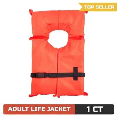 X2O U.S. Coast Guard Approved Type II Adult Life Jacket, Orange
