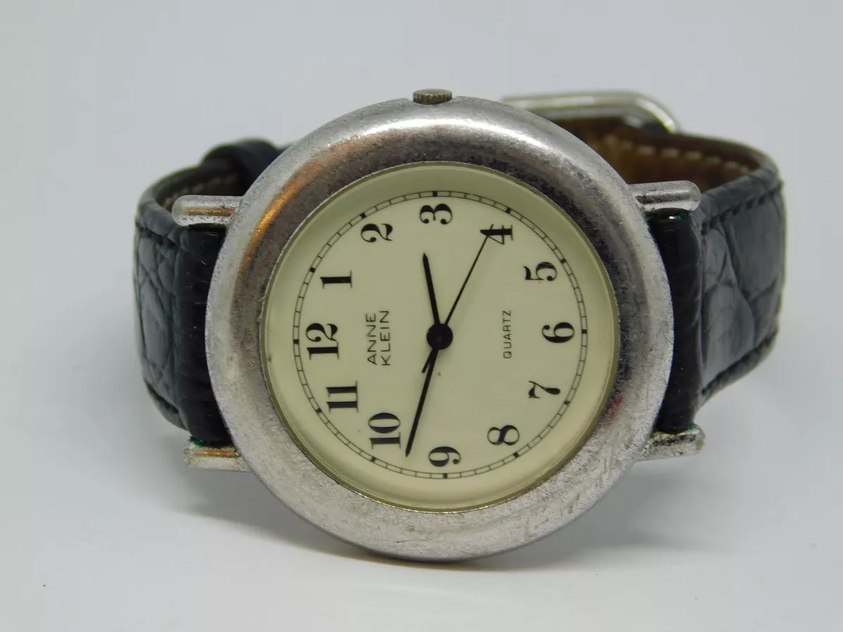 Vintage Anne Klein 11 7359 Silver Tone Quartz Analog Women s Watch