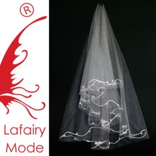 Schleier Z024 in Farbe Ivory oder Weiß