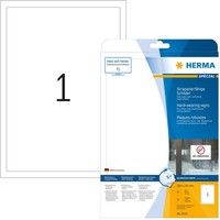 Herma Etiketten Folie Extrem Stark Haftend Matt Weiß 190X275 Mm 25 StüCk