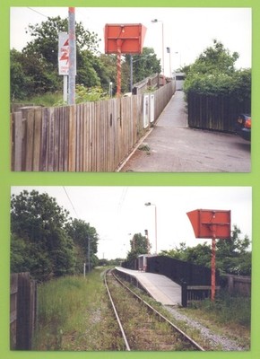 WIE HOLZ BAHNHOF 24.5.98.2 FOTOS 10 x 15 cm.