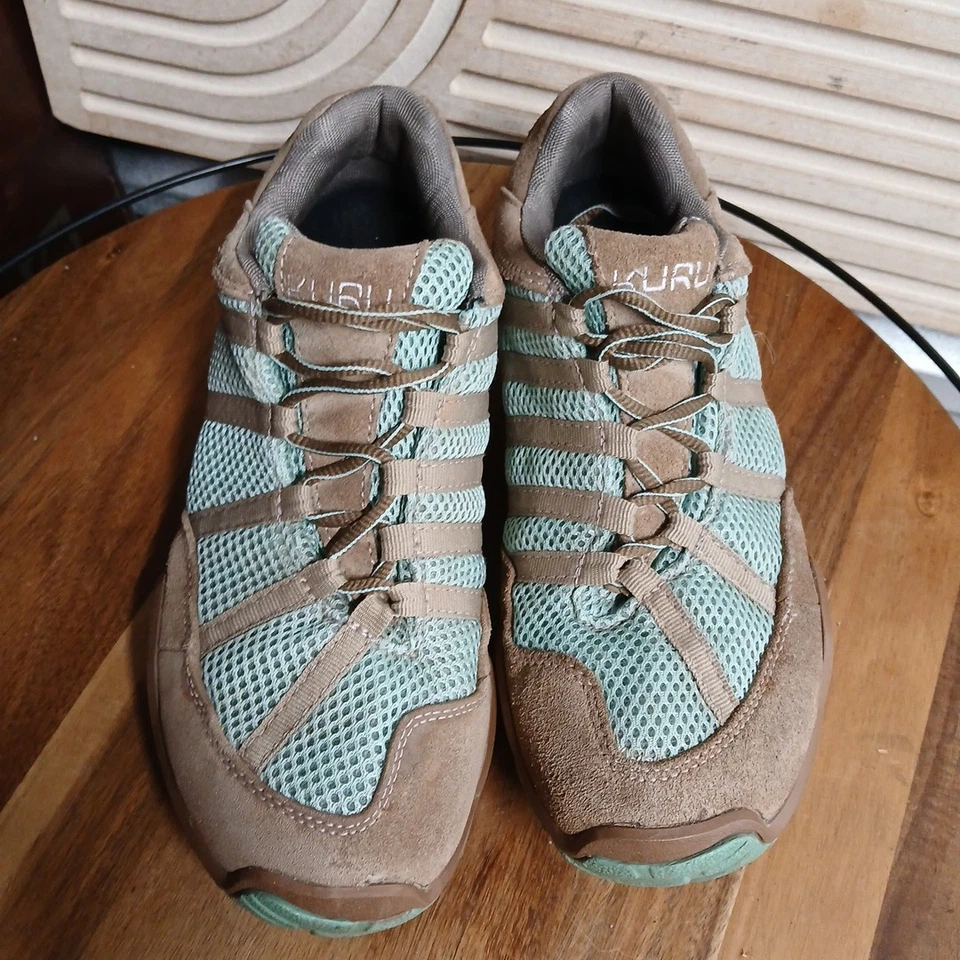 KURU CHICANE Mujer Talla 8 Trail Senderismo Caminar Zapatos Con Cordones Marrón Aqua Foto 2 de 4