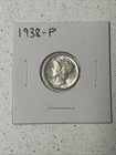 1938 Mercury Dime Silver  ---- Gem BU FB Coin