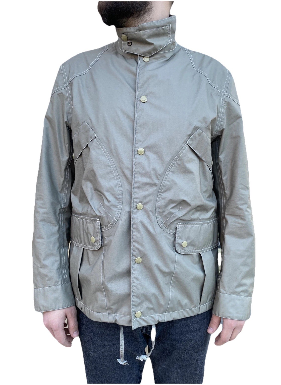 NANAMICA Men’s GORE-TEX Jacket Coat Renkon Beige XL Auth Made in Japan Rare NWT