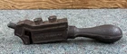 Large VERY RARE Antique CROSS CUT SAW SET GAUGE HEAVY TOOL Logging LUMBERJACK
