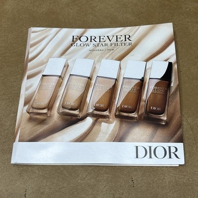 Dior Forever Star Glow Filter Foundation New Sample Package Warm Neutral Shades