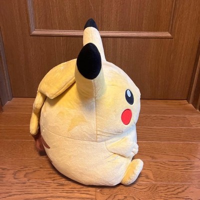 Beams Pokemon Pikachu Plush Toy Life Size Weight 1/1 Scale Jumbo Japan