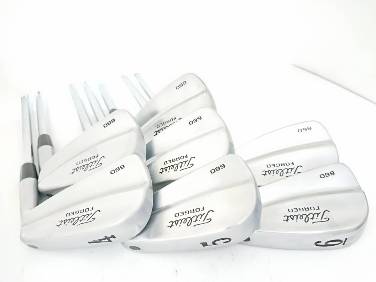 Titleist 660 Forged Iron Set 3-9+PW with N.S.Pro 950GH R Flex Right-Handed 7pc Used