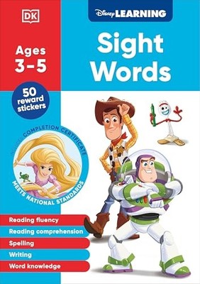 Disney Learning Sight Words (Ages 3-5): Preschool Engli -  NEW DK 2025-07-01