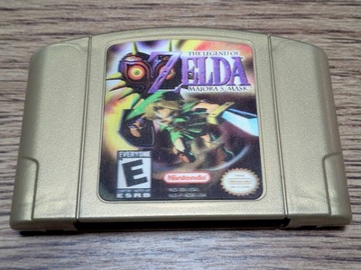 The Legend Of Zelda Majora's Mask Nintendo 64 - N64 - Authentic Gold Cartridge