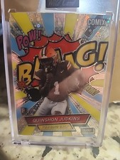 Quinshon Judkins Rookie 3/10 Wild Card COMIX Disco Prizm SP Browns Non Auto Rc