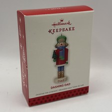 Hallmark Keepsake 2013 Dashing Dad Nutcracker Christmas Ornament Collectible New