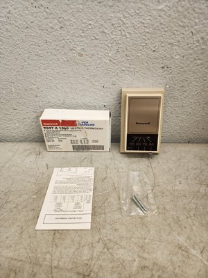 Vintage Honeywell T827 A 1000 Heating Thermostat with Manual