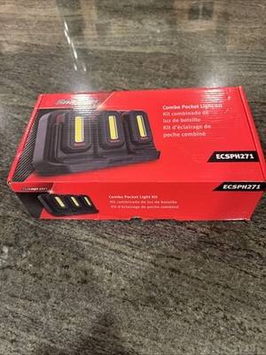 cpflight EFIS737PRO 2個セット Snap On ecsph271 combo pocket light kit with base 2700 lumens new