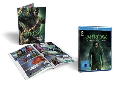 ARROW -  3. Staffel  mit 4 BluRays und mit einem  Comicheft  NEU OVP!