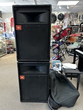 JBL Pro Series Caberet Speakers 4691B Pair w/ Slip Covers