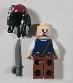 Lego 4181 CAPTAIN JACK SPARROW skeleton minifigure Pirates of the Caribbean POTC