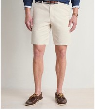 Corto liso Vineyard Vines 9" Breaker para hombre talla 28 piedra algodón elástico nuevo con etiquetas