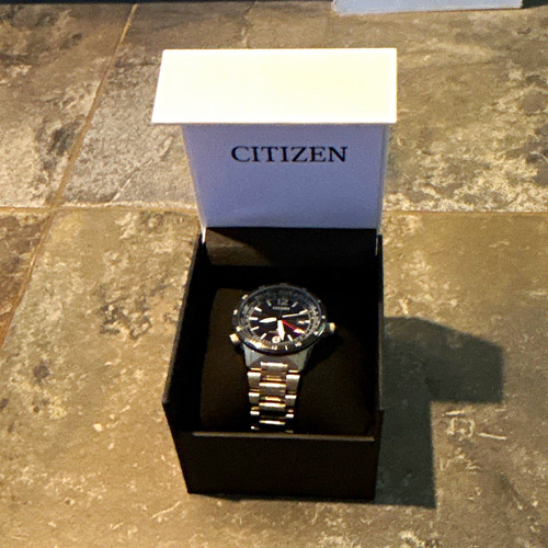 Citizen Promaster Automatic Diver 200m Black Dial Stainless Bracelet w/ Box