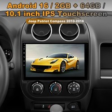 For Jeep Patriot Compass 2010-2016 Apple Carplay Car Stereo Radio Gps Android 16 For Jeep Patriot Compass 2010-2016 Apple Carplay Car Stereo Radio Gps Android 16