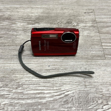 Olympus Stylus Tough 3000 12MP Digital Camera Red AS-IS Untested No Battery