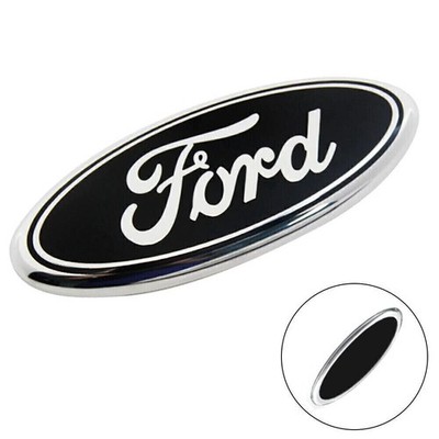 145mm Ford Focus MK 2012 2013 2014 Heckklappe Transit Abzeichen Embleme Schwarz