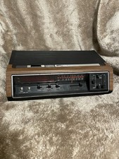 VINTAGE GE GENERAL ELECTRIC 7-4670F ALARM CLOCK RADIO 7-4670F, Walnut Grain