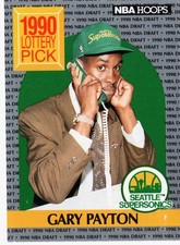 Gary Payton 1990-91 Hoops #391 Seattle SuperSonics Rookie
