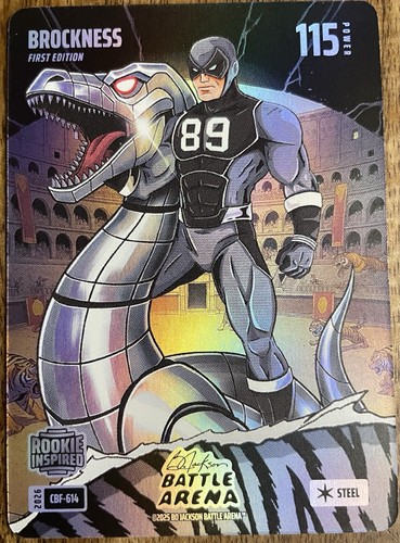 2026 Bo Jackson Battle Arena Coliseum Battlefoil #CBF-614 “Brockness” Case Hit