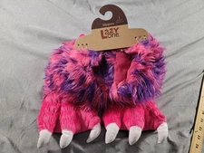 Lazy One Monster Paw Slippers for Kids and Adults, Men 4-7 Women 5-8 sz Large