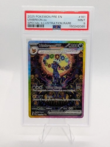 Umbreon ex 161/131 Sv: Prismatic Evolutions Holo PSA 9
