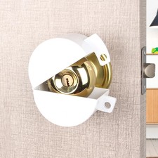 Door Knob Lockout Device Safety Doorknob Locking Cover Door Handle Lock,Preve...