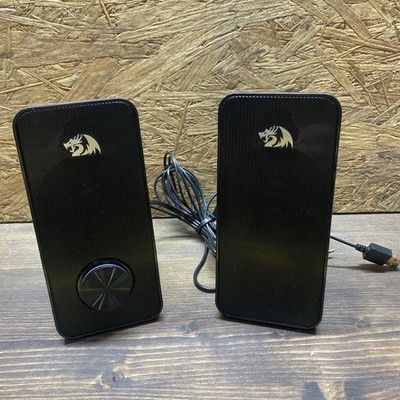 REDRAGON GS500 STENTOR Gaming Speakers 2.0 Channel Stereo Excellent Condition