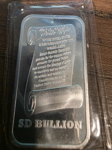 "We The People"-Liberty Bell Bar-SD Bullion 1 Troy oz.999 Silver-Mint Sealed