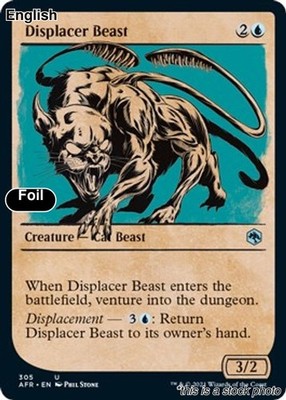 Displacer Beast (Showcase) [AFR - 305] Foil Adventures in the Forgotten Realms
