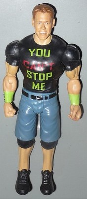 JOHN CENA Black Shirt WWE Mattel Basic Top Picks Action Figure Toy Loose READ