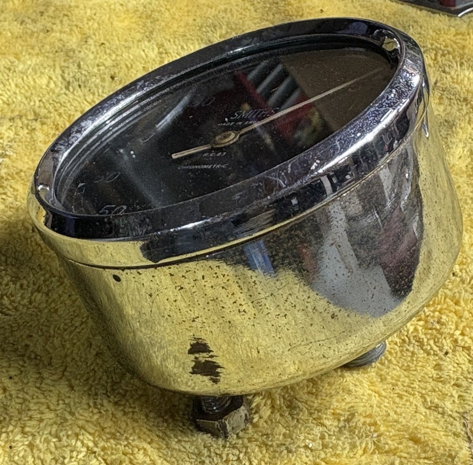 Original Smiths Chronometric Speedometer & Tachometer W/Mounting ...