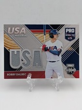 💥Bobby Dalbec RC Elite Extra Edition 2020 #USAM-BD USA Material Jersey; Red Sox