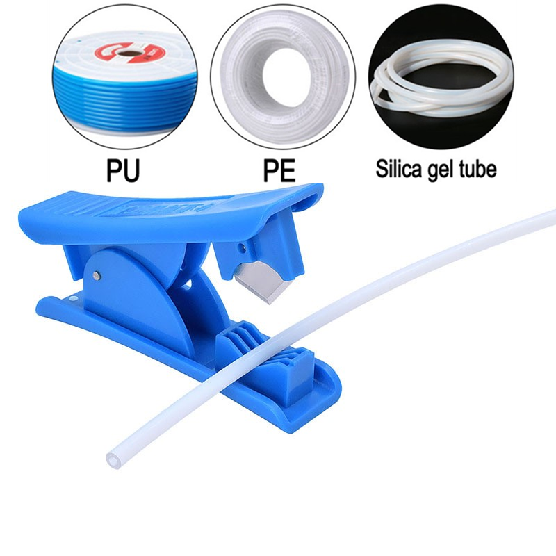 Pneumatic Plastic Tube Cutter PVC PU Rubber Silicone Nylon Pipe Hose