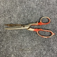 Vintage Clauss KS8 Kitchen Red Scissors Fremont OH USA