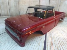 1966 Chevrolet C-10 Custom Painted RC Crawler Body 1/10 (WB 12.3") TRX-4/SCX10