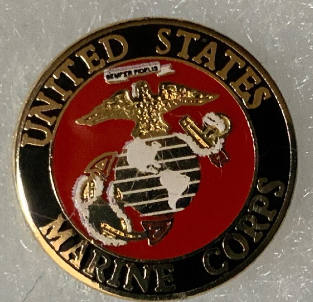 UNITED STATES MARINE CORPS. 1/2” LAPEL PIN eBay