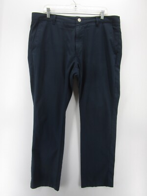 Bonobos Pants Men 38X32 Blue Golf Slim Straight Chino Trousers Khakis Preppy *