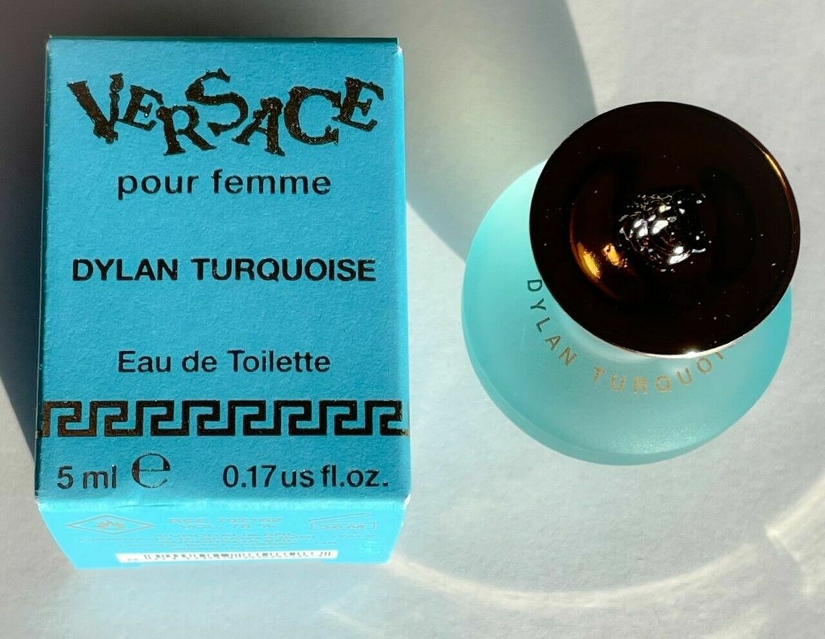 Versace DYLAN TURQUOISE Pour Femme EDT 0.17oz (5ml) Women's Eau De